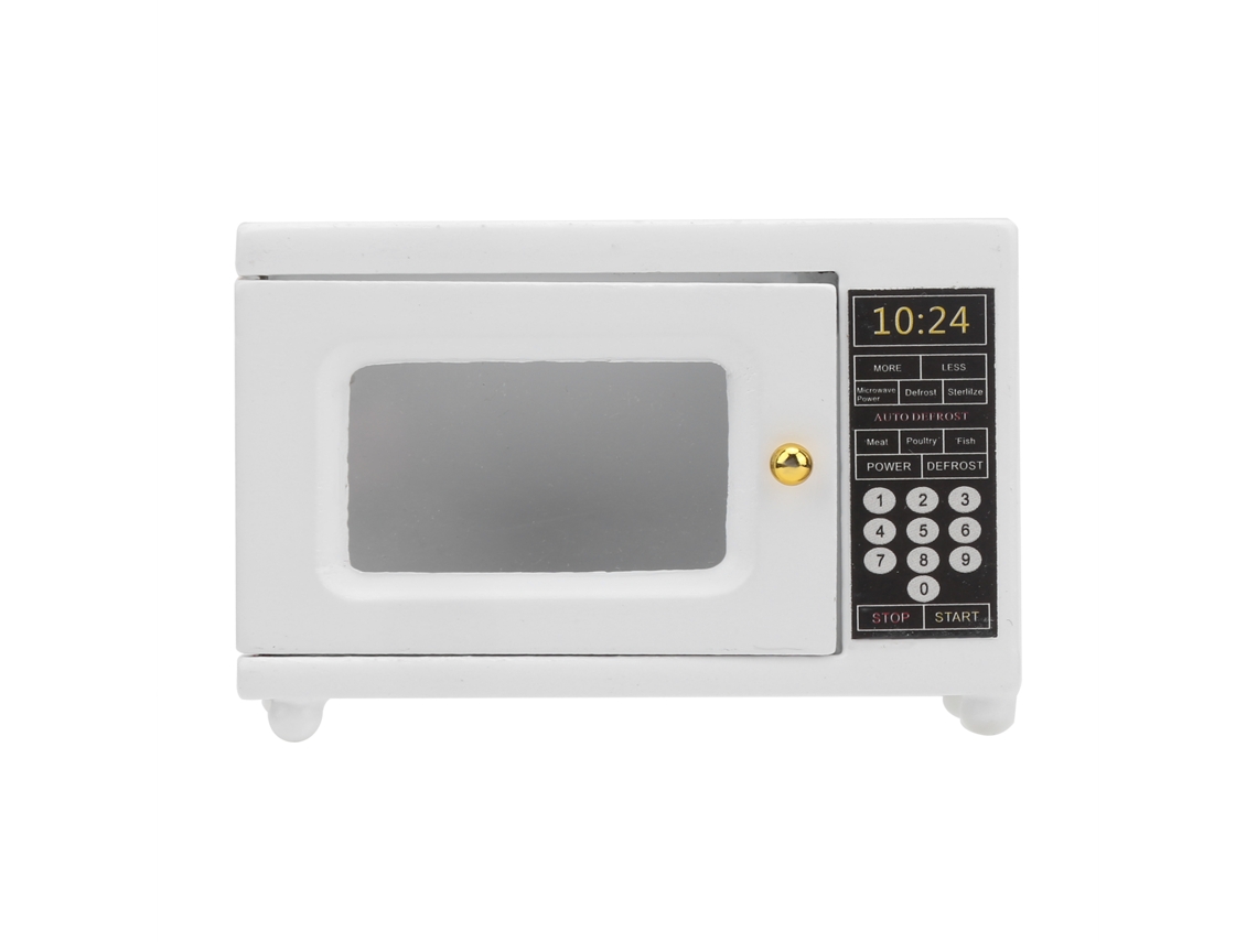 Horno Microondas En Miniatura 1:12 Para Decoración De Cocina De Casa De Muñecas