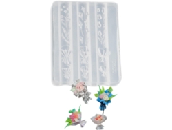 Molde De Silicona Para Decoración De Uñas Con Motivos Florales - Accesorios Únicos Con Relieve, Suministros Para Joyería, Herramienta