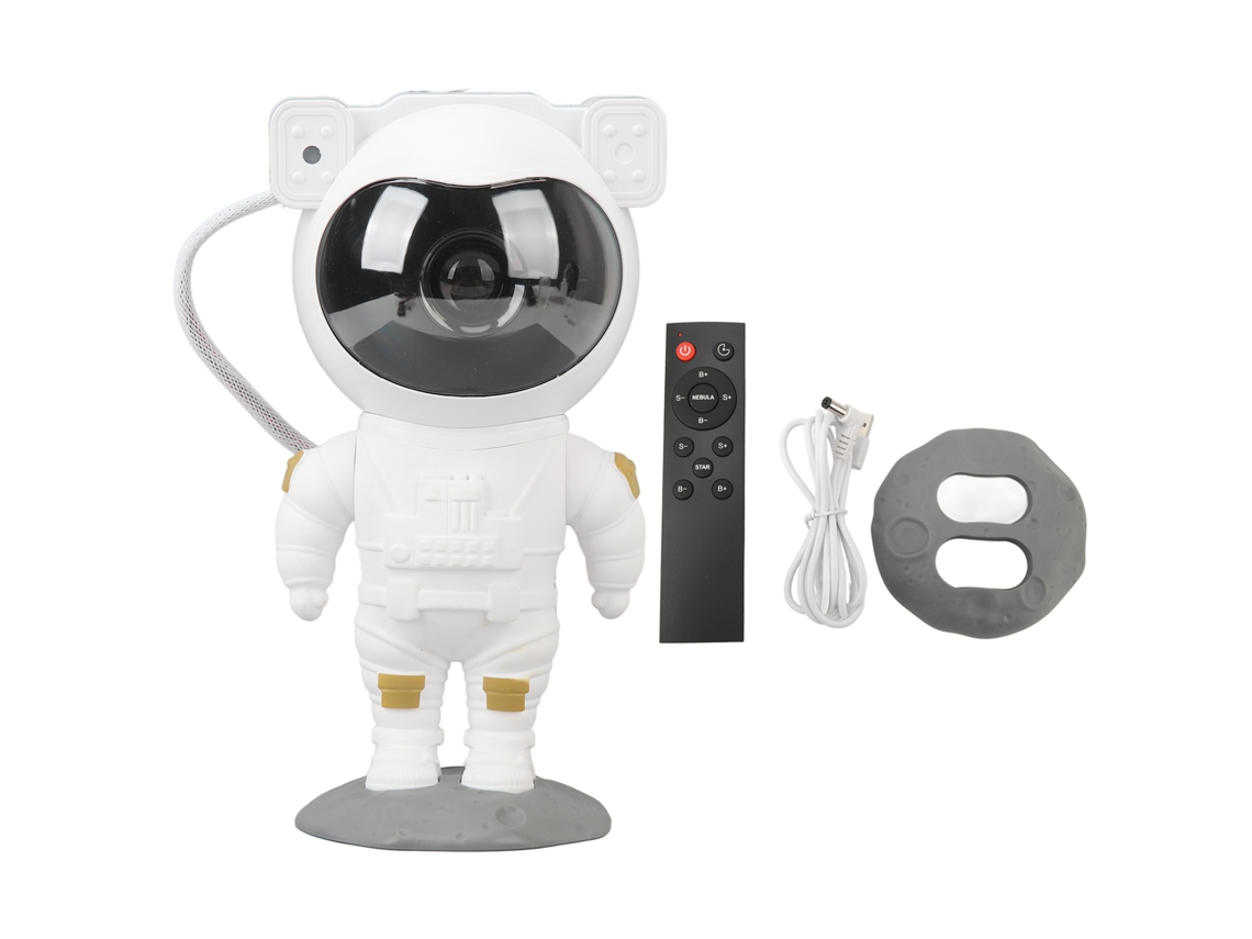Lámpara Proyector De Robot Astronauta Con Control Remoto Usb Para La Decoración Del Dormitorio.