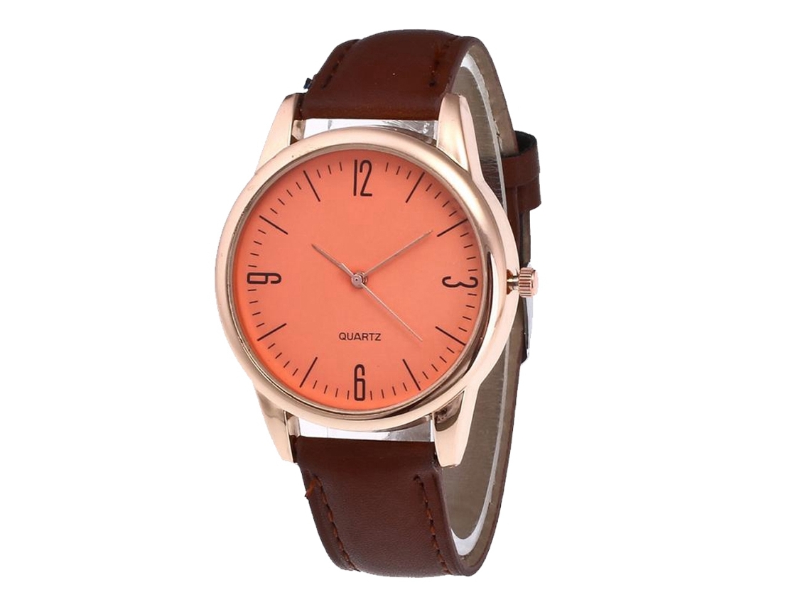 Reloj De Pulsera Para Parejas Zhoulianfa Nebula Colorful Link Quartz Amarillo