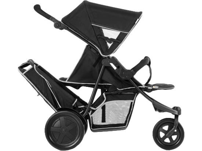 Carrito de Bebé Trio HAUCK Freerider Shop N Drive Negro y Gris