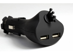 Cargador de coche TECHNAXX TE07 2 USB Negro