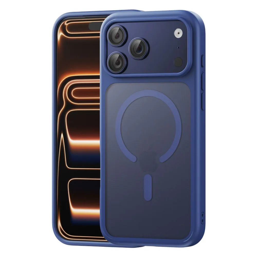 (iphone 17, Azul) Funda Magnética Magsafe Para Iphone, Compatible Con Carga Inalámbrica.