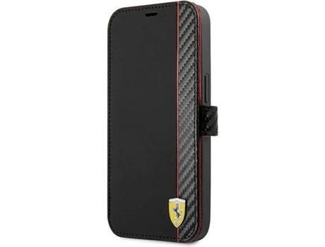 Carcasa Apple FERRARI iPhone 13 Mini Libro Horizontal Negro