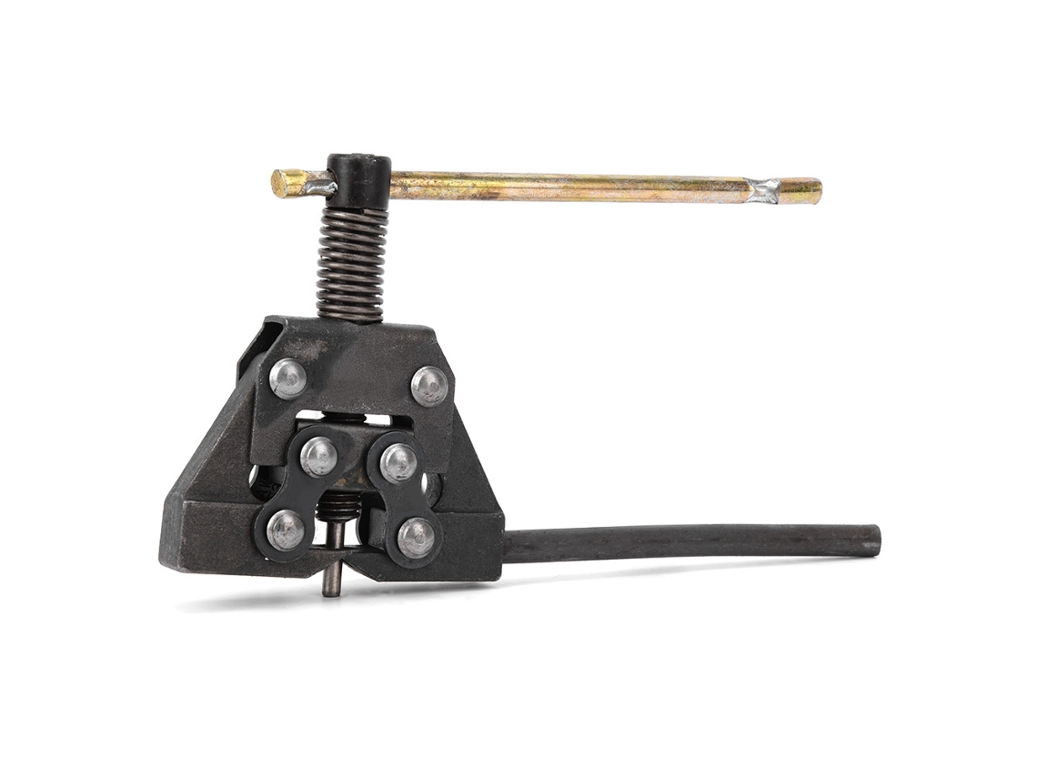 Extractor De Cadena Para Bicicletas Y Motocicletas Con Palanca Giratoria Y Carcasa Metálica Cómoda Y Duradera.