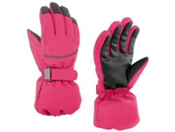 Guantes de invierno para niños y niñas, impermeables, con forro polar, para esquiar en la nieve y adolescentes.