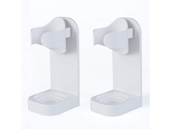 2026-portacepillos Eléctricos Linjou, Organizador De Pared Para Pasta De Dientes, Blanco - Pack De 2