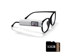 (tarjeta Blanca De 32 Gb) Mini Gafas Fpv De 2,7 K Con Grabación De Vídeo Y Cámara Miniatura