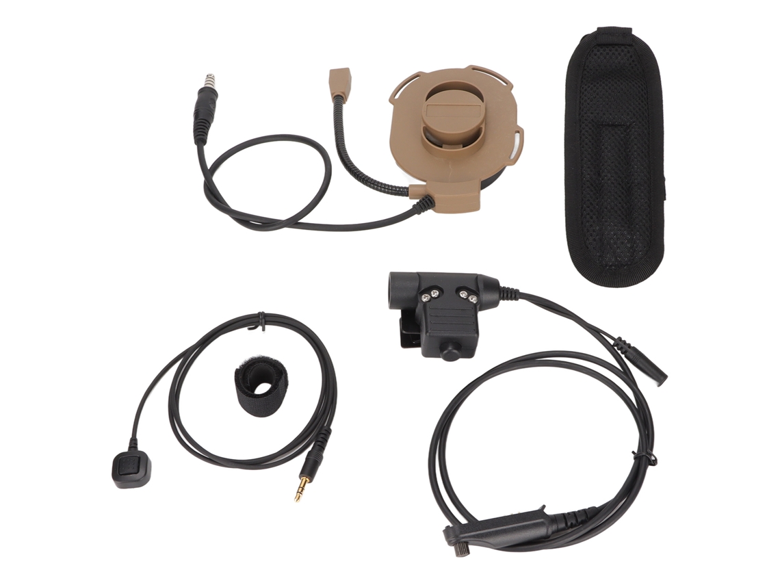 Auriculares Monoaurales Militares U94 Para Motocicleta, Con Cancelación De Ruido Y Ptt.