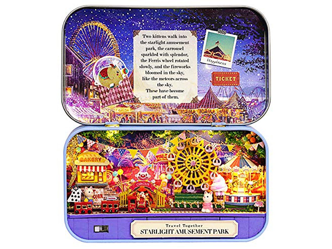 Ats-kit De Casa Miniatsura Con Muebles Diy Para Adolescentes Y Adultos Parque De Atsracciones Starlight Regalo Memorizable
