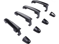 Juego De Manijas Exteriores Para Puertas, Manijas Exteriores Negras Duraderas Para Sonata Nf 2006-2010