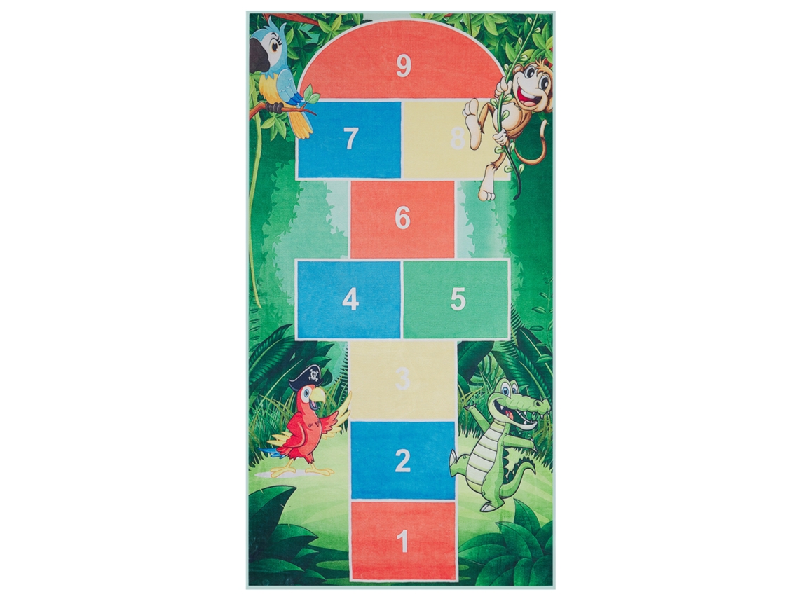 Alfombra para niños BELIANI Babadag de Poliéster Multicolor 80x150