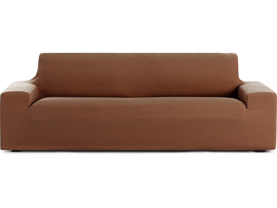 Funda de Sofá 4 Plazas EYSA Premium Bronx Tejido Multielástico (240 x 70 x 110 cm - Poliéster - Caldera)