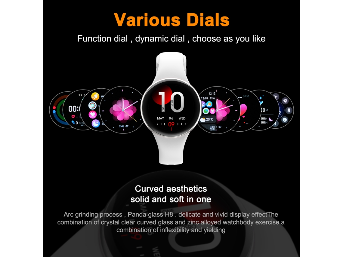 Reloj Inteligente Dm75, Monitor De Actividad Física, Monitor De Frecuencia Cardíaca, Monitor De Sueño, Resistente Al Agua Ip68, Pantalla Táctil.