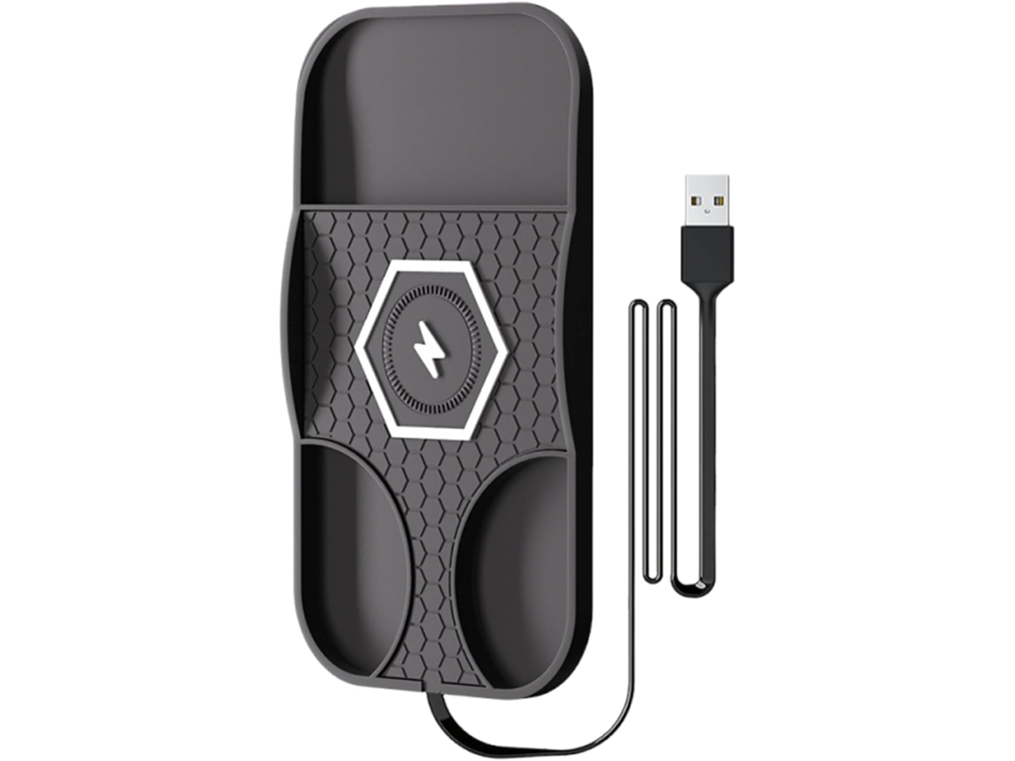 Base De Carga De 100 Cm, Cable De 15 W | Accesorio Antideslizante Para Dispositivos