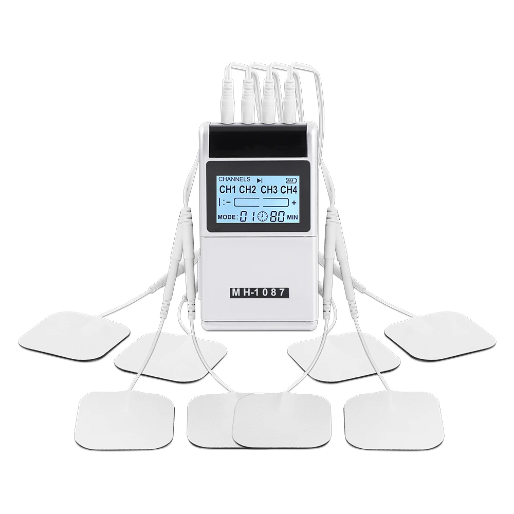 Masajeador Eléctrico Profesional Con 15 Modos, Masajeador Corporal Con Electrodos Tens.