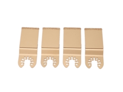 4 Hojas De Sierra Oscilantes De Carburo De Diamante De 33 Mm Para Multiherramientas De Madera Y Carpintería.