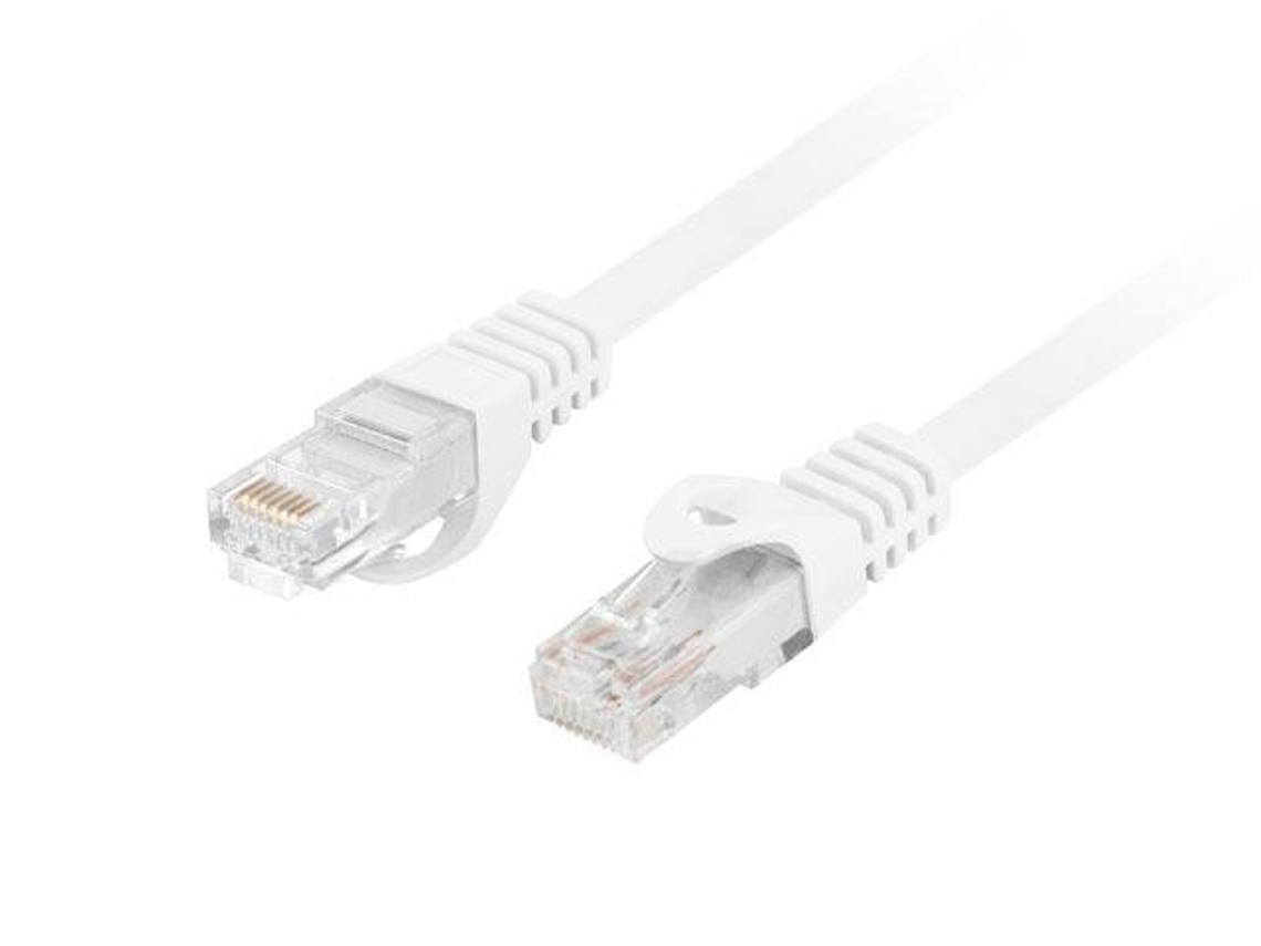 Cable De Red Lanberg Pcu6-10cu-1000-w Rj45 Cat.6 Utp 10 M Blanco