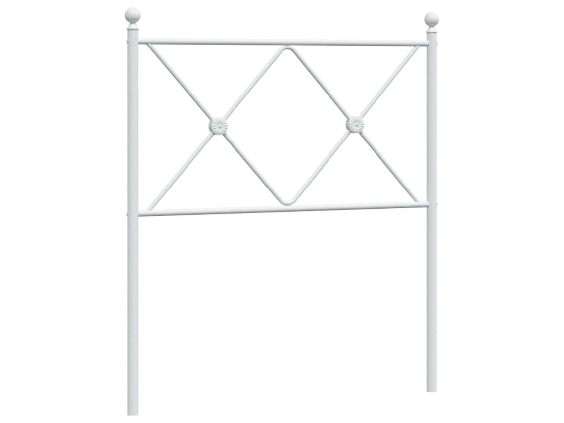 Cabecero de repuesto 80 cm Metal Blanco MAISON EXCLUSIVE