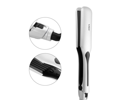 Plancha de Pelo TRUMSEN-AG V-557 Roll Straight Uso Duplo-Blanco