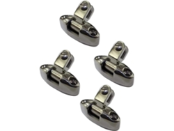 Charnière De Pont Universelle En Acier Inoxydable 316, 4 Piezas, Supports Supérieur, Vernis Miroir