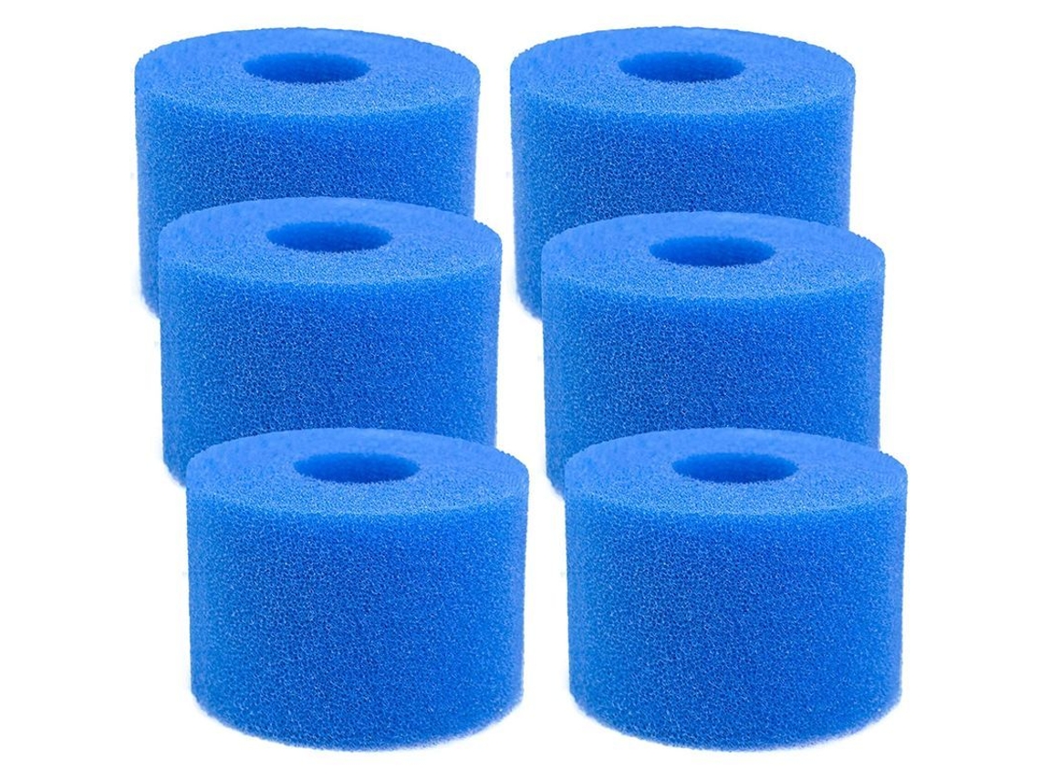 Filtro De Esponja Reutilizable Intex Tipo S1 Para Piscinas, Acuarios Y Spas (6 Unidades)