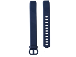 Reemplazo De Correa Para Reloj Inteligente Tpu Fitbit Alta Hr Clásica Con Rayas Diagonales Azul Oscuro Talla L