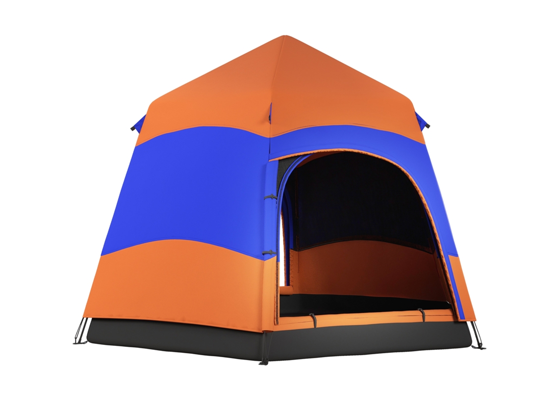 Tienda De Campaña Familiar De Montaje Rápido Para 4-6 Personas Con Mosquitera.