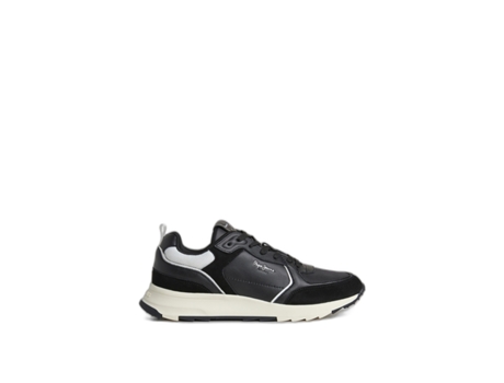 Zapatillas de Hombre PEPE JEANS Joy Piel Negro (45)