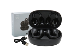 Fones De Ouvido Sem Fio Bluetooth 5.3 Cancelamento De Ruído Ganchos Para Ouvido Esportivos Preto