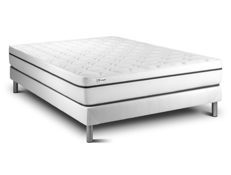 Set Vital Spa 105 X 200 Cm Somier Blanco Kit