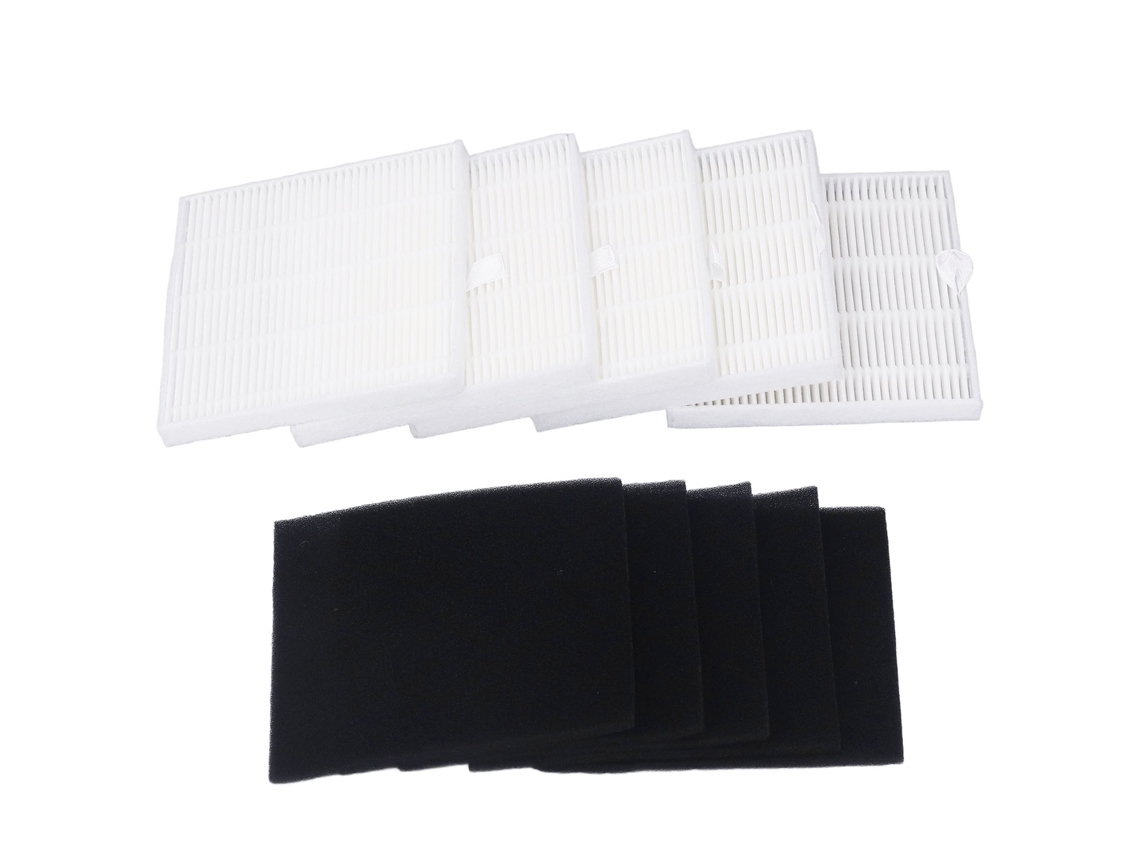 5 Filtros De Repuesto Para Accesorios De Limpieza Del Robot Aspirador Ilife A7 V80 V8s