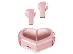 Auriculares Sem Fio Bonito Yizhood Bluetooth Rosa