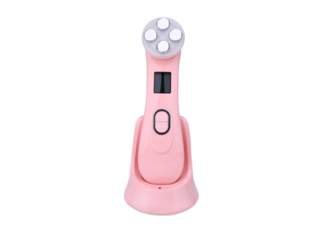 Dispositivo de belleza ultrasónico 5 en 1 Yunzii Rose Color para antiarrugas, reafirmante y lifting de la piel