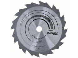 Disco de Sierra Circular BOSCH Speedline Madera 160x16x2.2 mm - 12