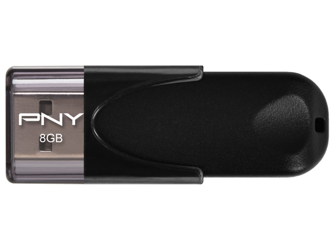 Pendrive 8GB PNY Attaché4 2.0 Negro