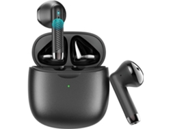 Auriculares inalámbricos Bluetooth 5.3 con sonido estéreo y bajos potentes. Auriculares Bluetooth sin micrófono con cancelación de ruido.