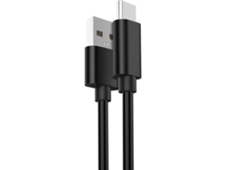 Cable EWENT EC1033 (USB - USB-C - 1m - Negro)