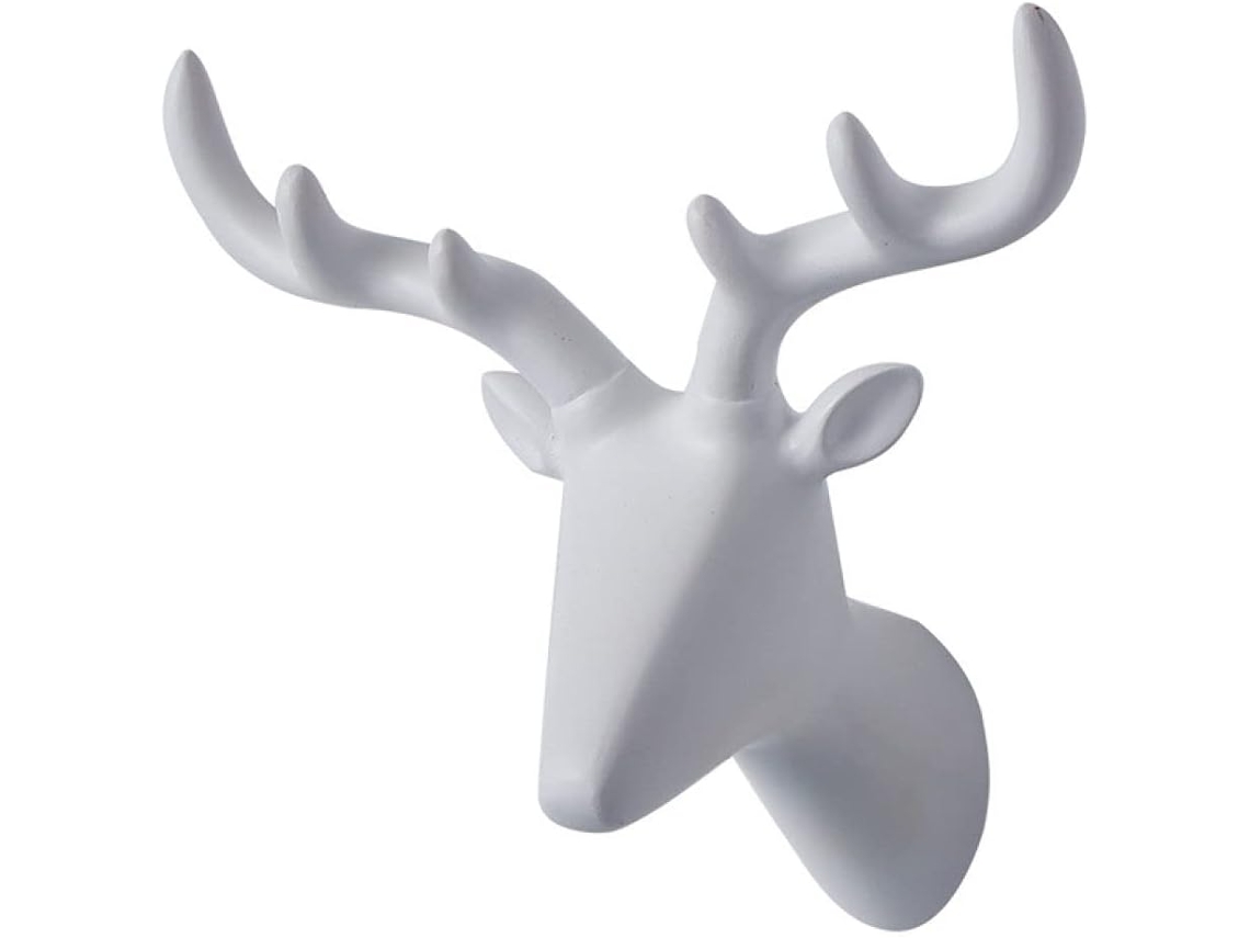 1 Gancho De Parede Decorativo Moderno E Criativo Com Cabeça De Animal