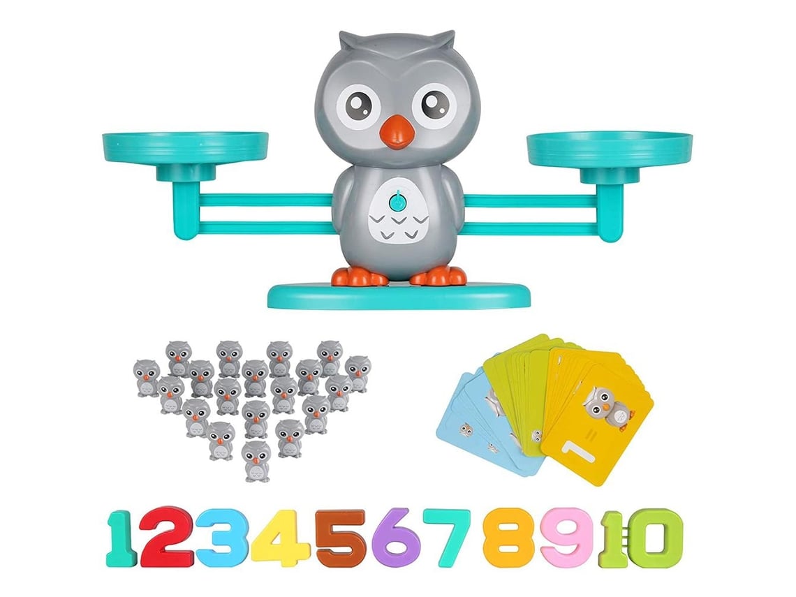 Ats-juguete De Balanza Matsemática Animal Juego De Tablero Numérico Educatsivo Temprano Para Niños