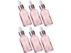 Conjunto De 6 Frascos Conta-gotas De Vidro Para Líquidos Cosméticos E Perfumes - Resistentes