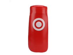 Protector de boxeo con superficie curva de cuero sintético para entrenamiento de karate y taekwondo.