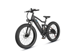 Bicicleta eléctrica MX1, motor de 500 W, batería de 48 V y 13 Ah, 26x4, frenos hidráulicos, color negro, MAXTURN
