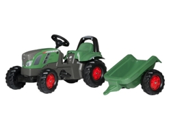 Conjunto de Tractor Fendt Vario 516 ROLLYTOYS Kid con Remolque