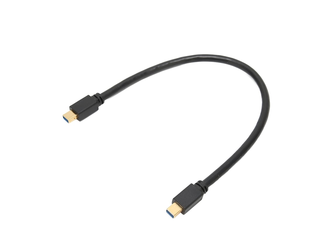 Cable Dp 1.4 Macho A Macho De 30 Cm Compatible Con 8k A 60 Hz, 4k A 144 Hz Y 2k A 165 Hz Para Ordenador, Tv Y Proyector.