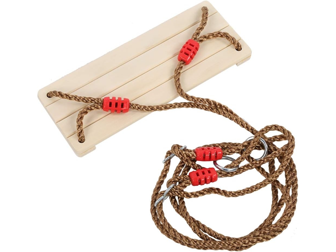 Columpio De Madera Resistente, Columpio Colgante Para Interiores Y Exteriores, Ideal Para Adultos Y Niños En El Jardín.
