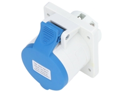 Enchufe Industrial De 3 Pines 2p+e Ip44 Resistente Al Agua, Montaje Oculto, 32a 220-240v