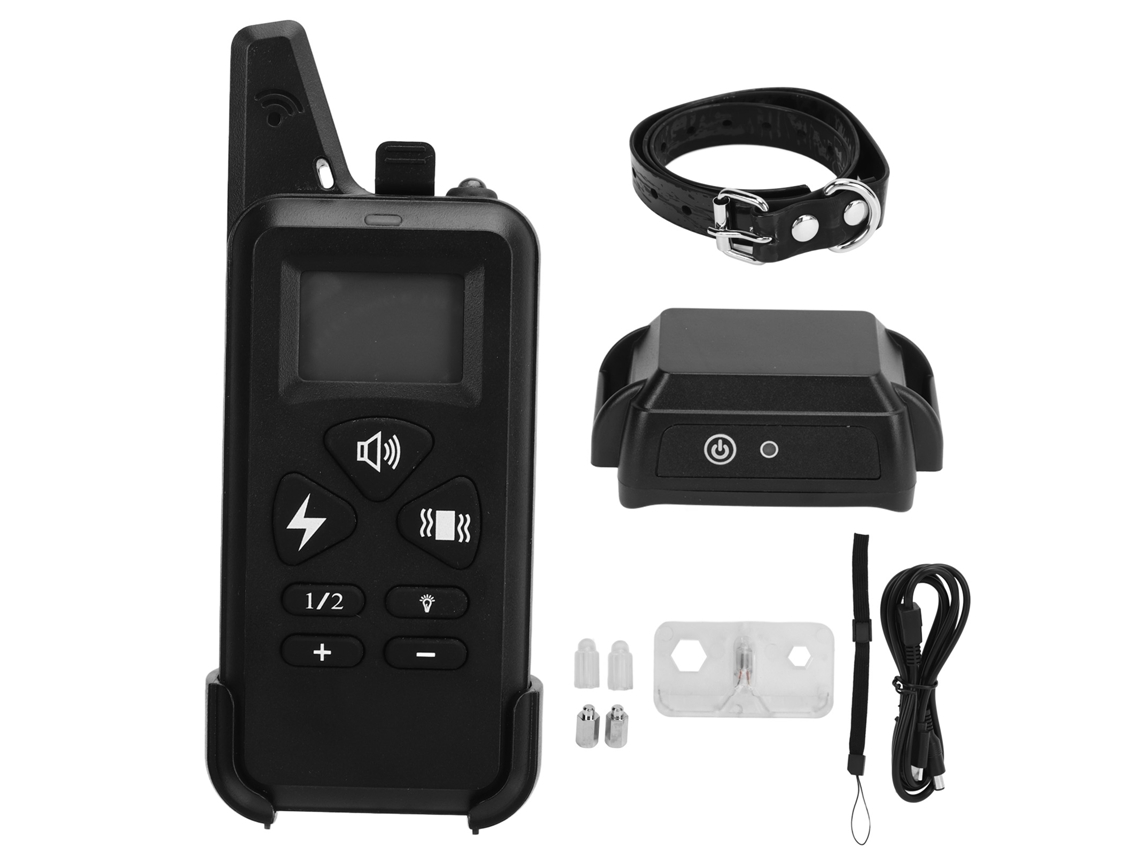 Collar De Adiestramiento Para Perros Con Descarga Eléctrica, Alcance De 300 M, Ipx7, Ajustable Y Recargable Para Todos Los Perros, Dc5v.