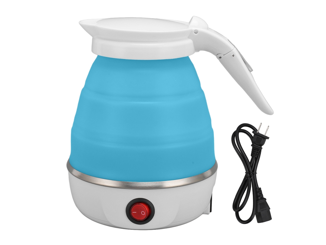Hervidor Eléctrico Portátil Plegable De 400 W Y 600 Ml Con Apagado Automático Para Viajes.