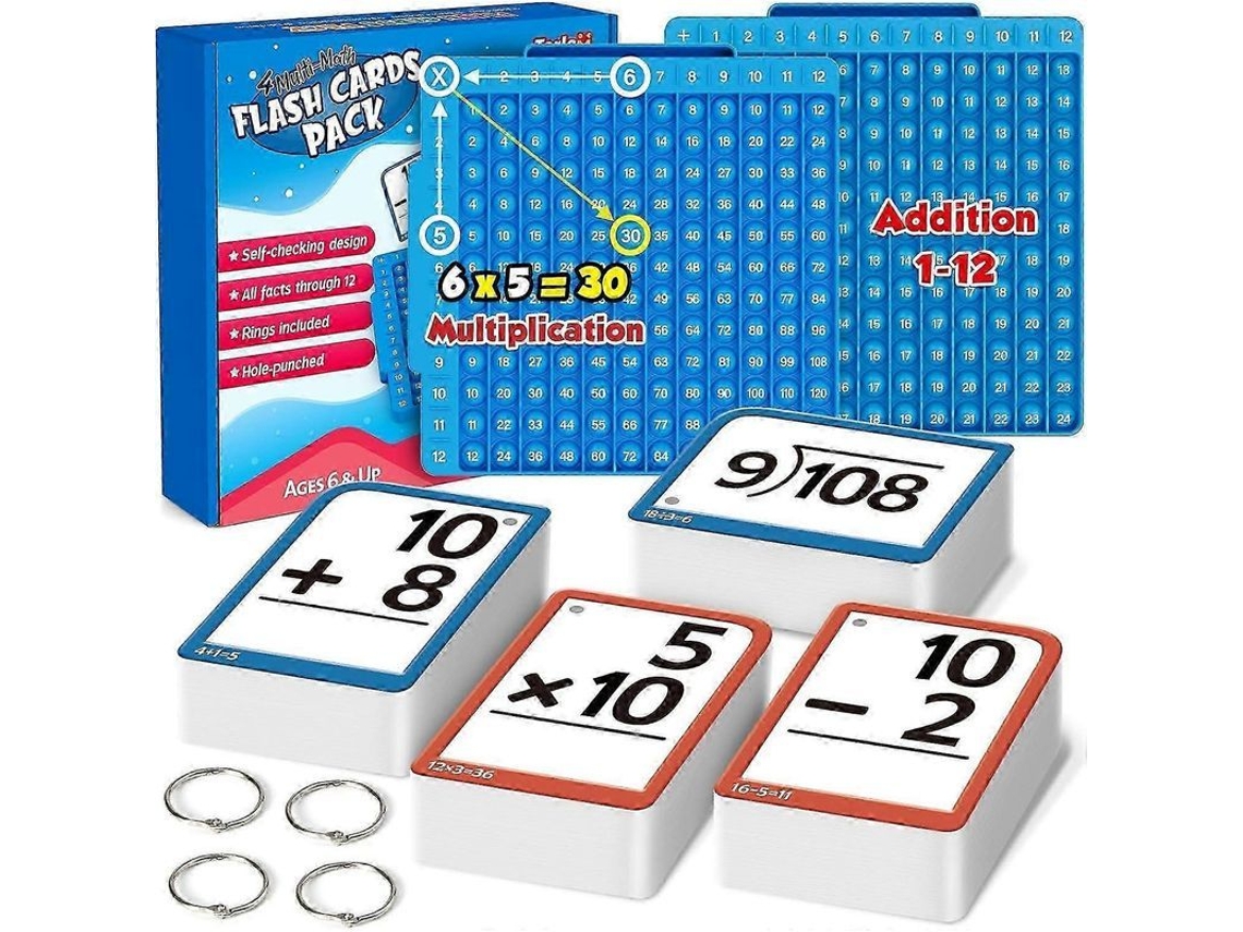 Tarjetas Didácticas De Matemáticas, Tabla De Multiplicar, Juego De Matemáticas, Juguete Educativo Para Niños